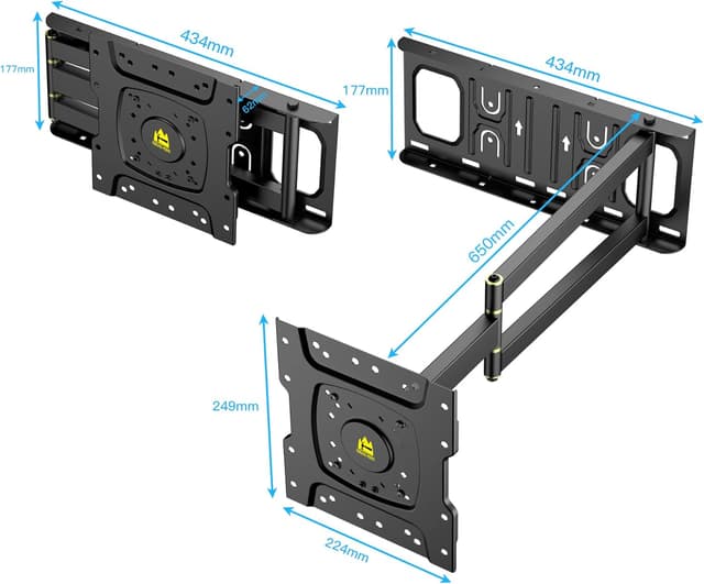 Thumbnail 5 de FORGING MOUNT Supporto TV da parete 43" inclinabile 35kg
