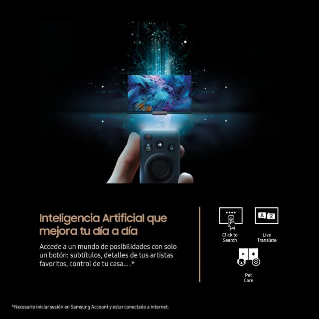 Detalle 2 de Samsung TQ77S85FAEXXC 4K Vision AI TV de 195 cm