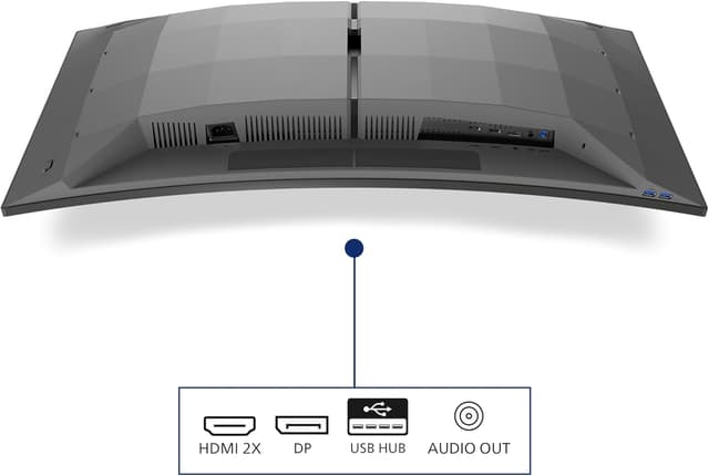 Detalle de Philips 34M2C6500AM 34 inch QD-OLED monitor