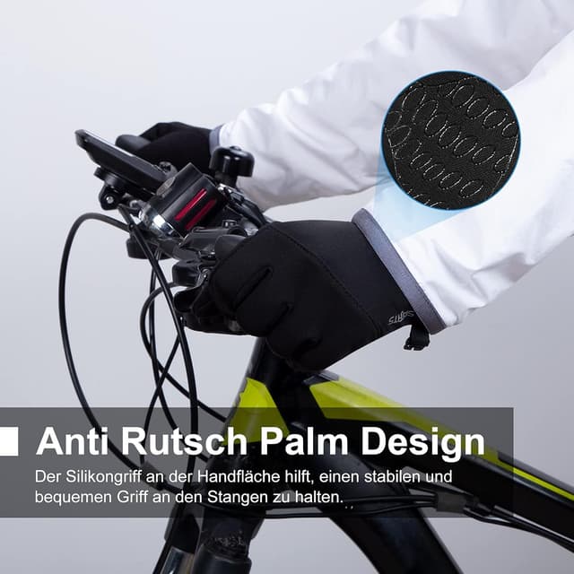 Thumbnail 4 de anqier Fahrradhandschuhe Winter Touchscreen