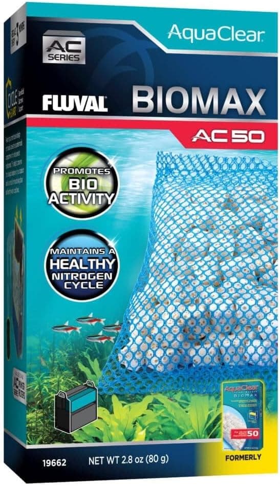 Detalle de Fluval BIOMAX pour filtre d’alimentation AC50 (2,8 oz / 80 g) – médias filtrants biologiques
