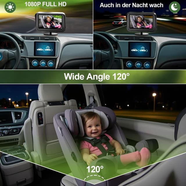 Thumbnail 5 de FNITAER Baby Kamera 4,3"