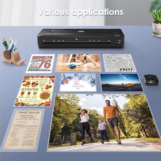 Thumbnail 6 de MAXDONE Premium Thermo-Laminierfolien (50 Stück) transparent – passend für A3, A4, A5, A6