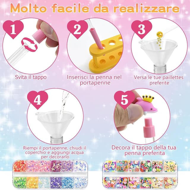 Detalle de FEMBW Laboratorio delle Penne: kit manualità per bambini con accessori e ricariche