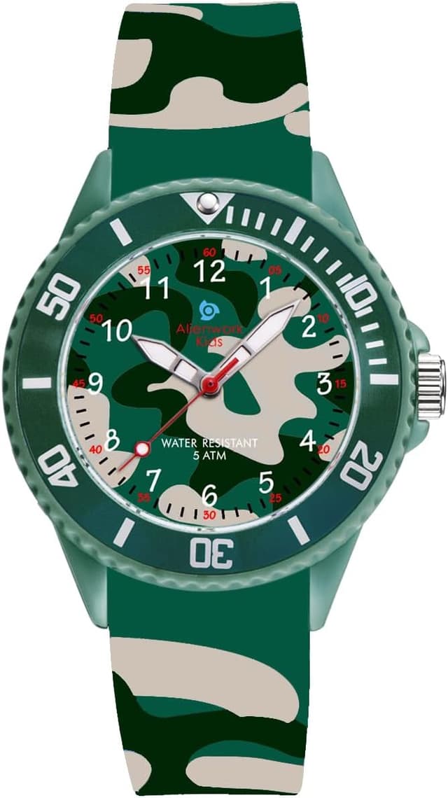 Detalle de Alienwork Montre Enfant Learning Time 5 ATM
