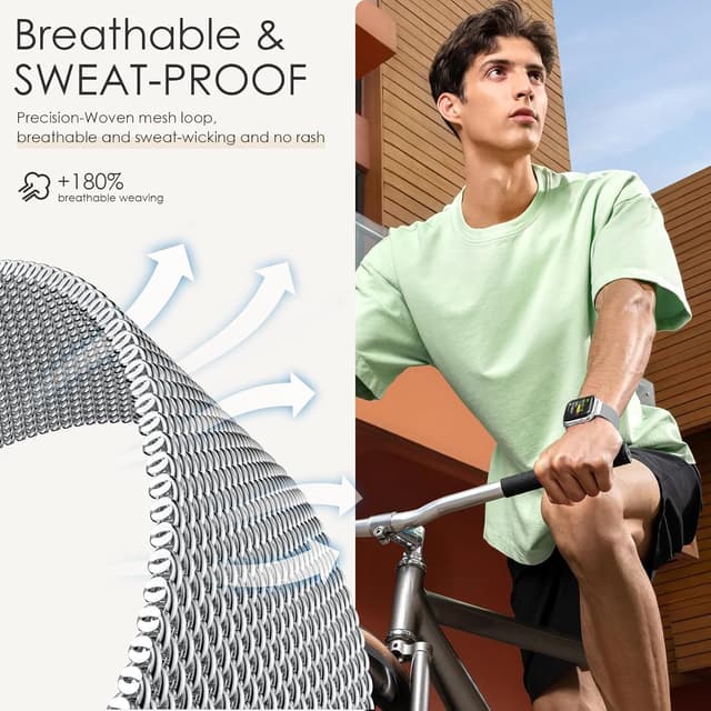 Detalle 1 de Milanese Loop Magnetic band 5.7-9in