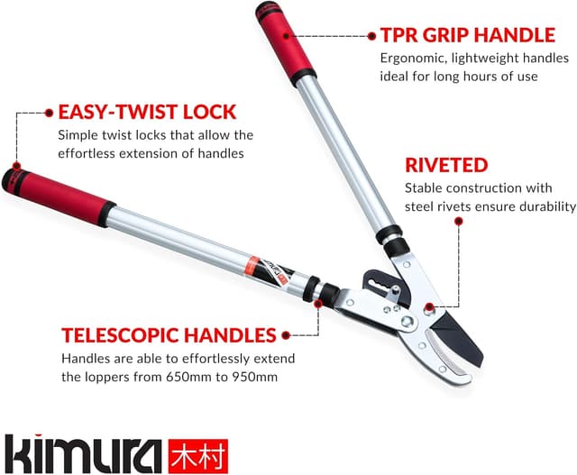 Detalle de Kimura Pro Garden Loppers 650–950mm