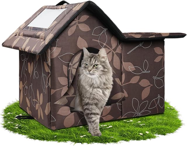 Detalle de WHDPETS Casa para Gatos Cueva 40x45x45cm