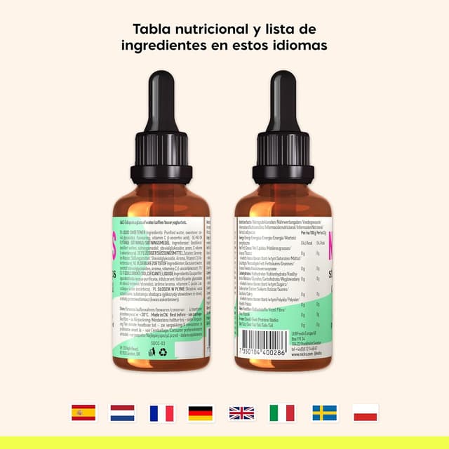 Thumbnail 5 de NICKS Stevia Cookies & Cream 50ml edulcorante