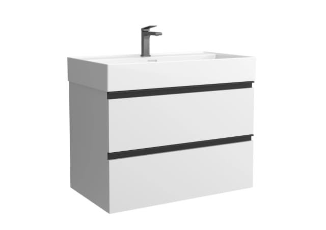 Detalle de Salgar Bequia Mueble de baño 2 cajones con lavabo