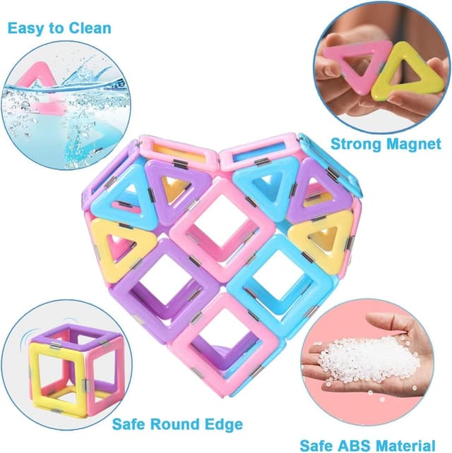 Thumbnail 3 de 38 Pezzi costruzioni magnetiche per bambini 3–8 anni 🧲