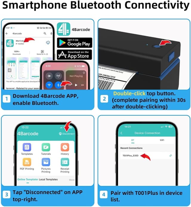 Detalle de ORGSTA DHL Etikettendrucker 152 mm/s