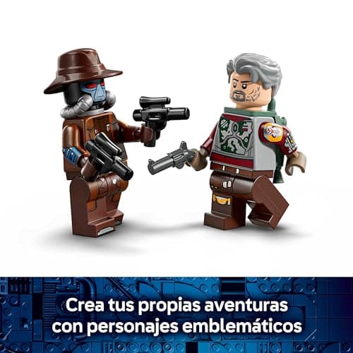 Detalle de LEGO Star Wars 75437 Speeder de Cobb Vanth con minifiguras de Cobb Vanth y Cad Bane