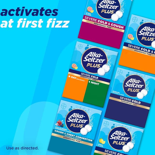 Thumbnail 5 de Alka-Seltzer Plus Severe Cold 24ct Effervescent Tablets