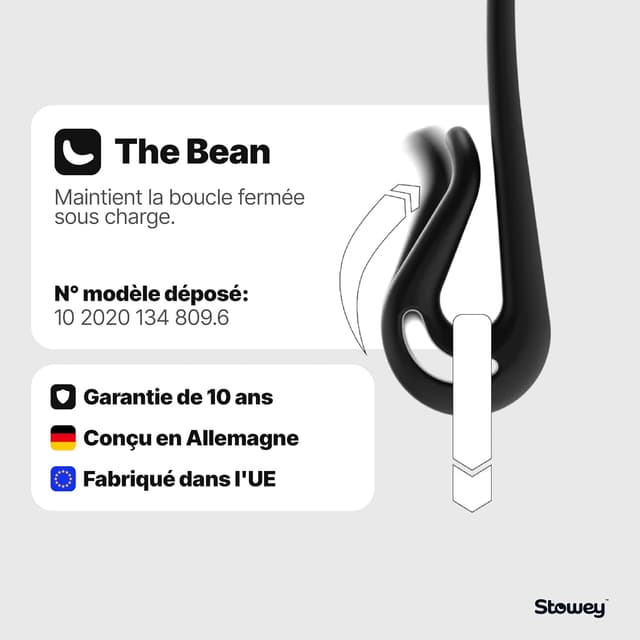 Detalle de Lot de 4 crochets d’accroche valise Travel Essentials (jusqu’à 10 kg) pour veste & sacs