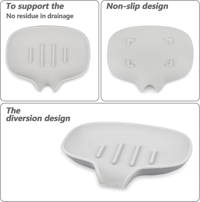 Thumbnail 5 de Fikiro Seifenschale 2er Set mit Silikonnetz