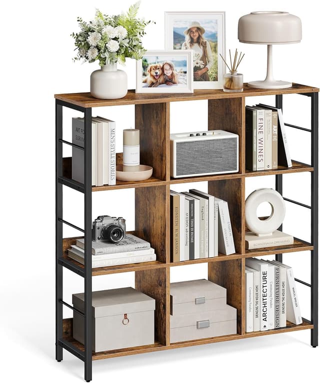 Imagen de VASAGLE Regal 3 Ebenen 9 Fächer en OfertitasTOP