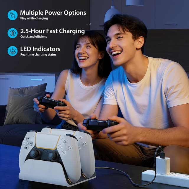 Thumbnail 6 de PS5 Dual Controller Charger Dock 2.5 hours