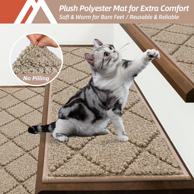 Thumbnail 2 de COSY HOMEER Stair Treads 28x9 in 🏠