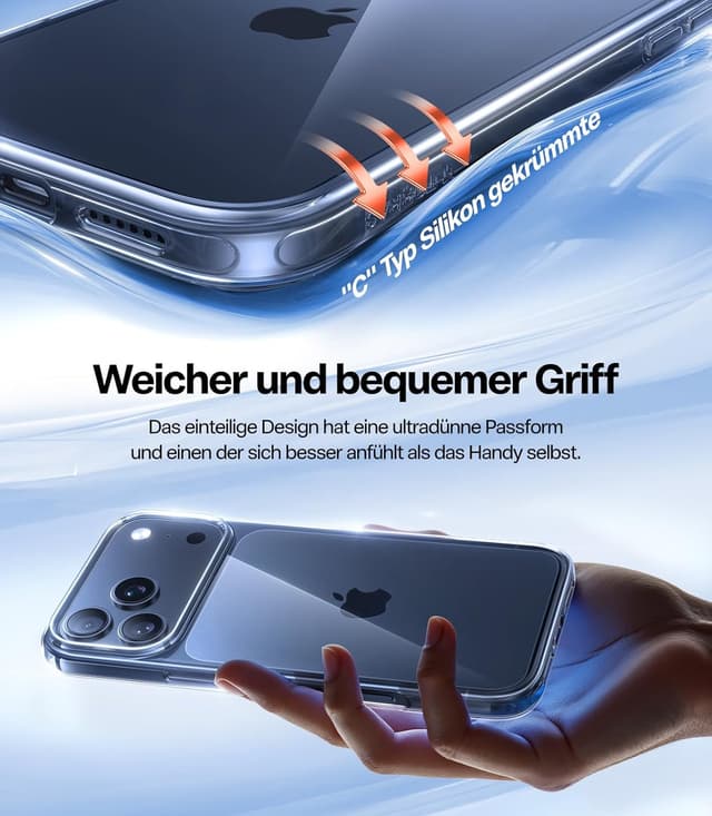 Thumbnail 5 de TORRAS iPhone 17 Pro Hülle Crystal Clear