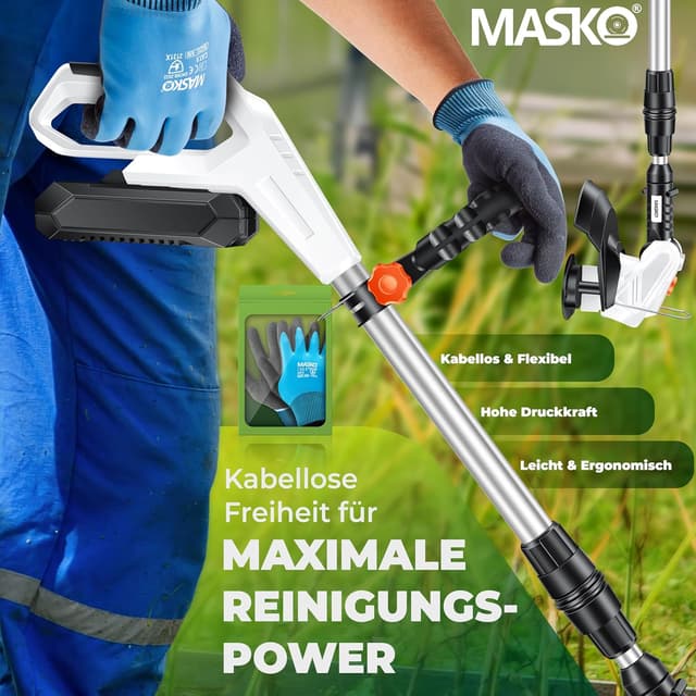 Thumbnail 7 de MASKO® Cortadora de césped inalámbrica 20 V y desbrozadora 🌿