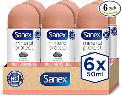 Imagen de Sanex Mineral Protect Desodorante Roll-on Piel Sensible en OfertitasTOP