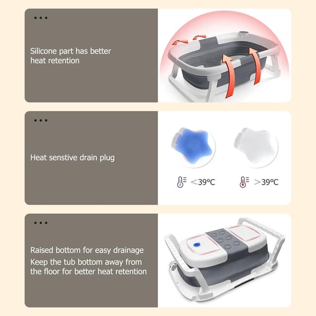 Thumbnail 6 de Foldable Baby Bath Tub 0–12 Months