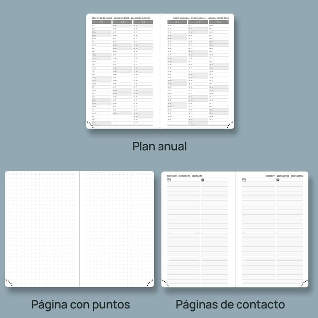 Thumbnail 4 de POPRUN Agenda 2026 Semana Vista 16 x 10,5 cm