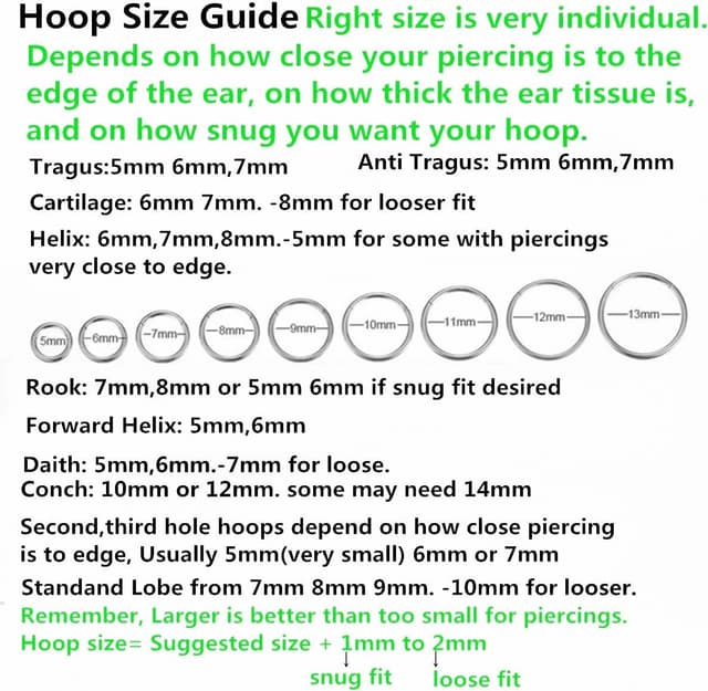 Thumbnail 3 de BlessMyLove Nasenring Hoop 316L Chirurgenstahl