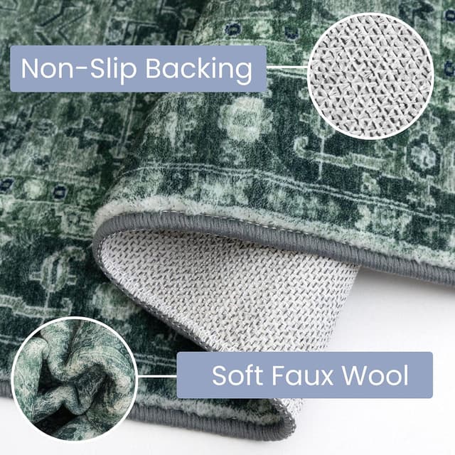 Thumbnail 3 de KOZYFLY Boho Area Rug 5x7 ft