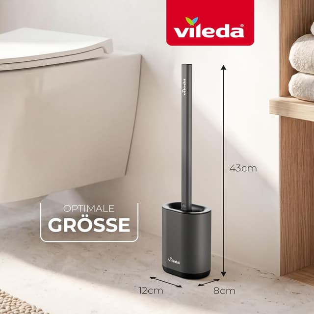 Detalle 2 de Vileda Toilet Brush Gray 42.5 x 7.7 x 11.4 cm