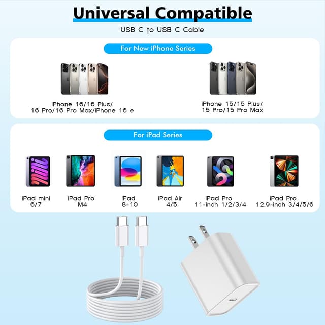 Thumbnail 5 de Apple MFi 10ft USB‑C to USB‑C Cable 3‑Pack