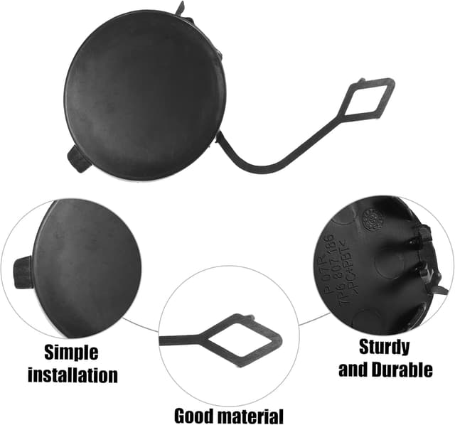 Thumbnail 2 de QUARKZMAN Tapa Parachoques Enganche Remolque Volkswagen Touareg