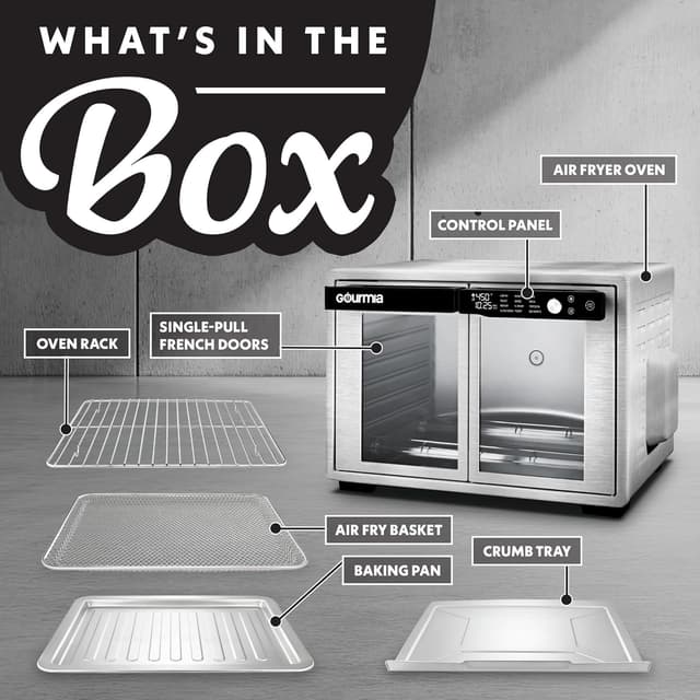 Thumbnail 3 de Gourmia French Door 37 Qt Air Fryer