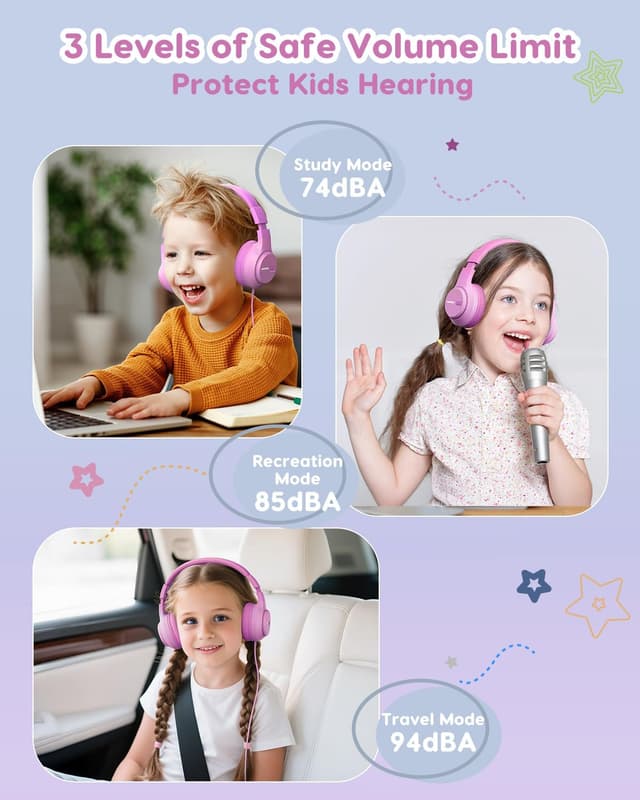 Thumbnail 1 de awatrue Kinder Kopfhörer 74/85/94 dB