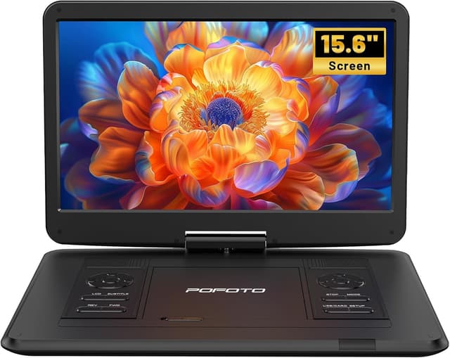 Imagen de POFOTO Lettore DVD Portatile 15,6" en OfertitasTOP