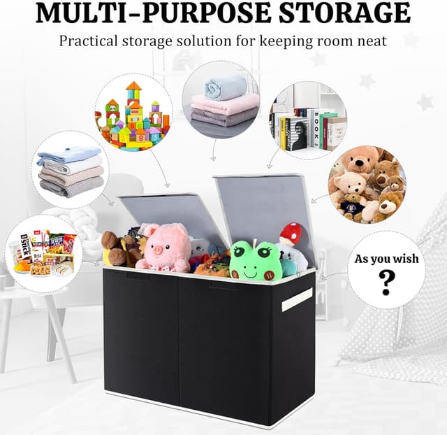 Thumbnail 2 de Linkmonde Toy Box with Lid for Toys