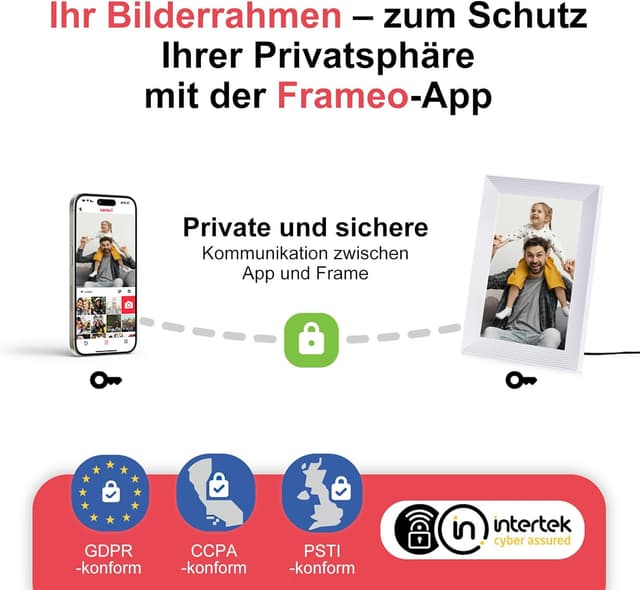 Detalle de Digitaler Bilderrahmen WLAN Frameo 10,1 Zoll