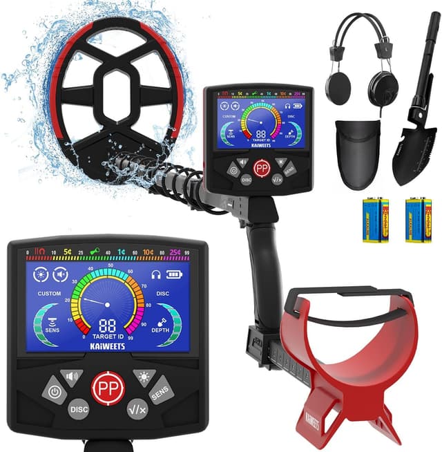 Detalle de KAIWEETS Détecteur de métaux professionnel 6 modes