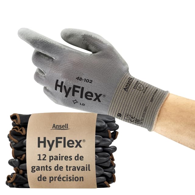 Imagen de Ansell HyFlex 48-102 Gants de travail ultrafins taille 2XL en OfertitasTOP