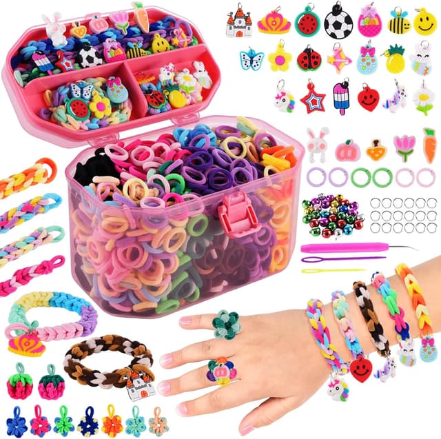 Detalle de Loom Bänder Set Kinder 1500pcs ab 6