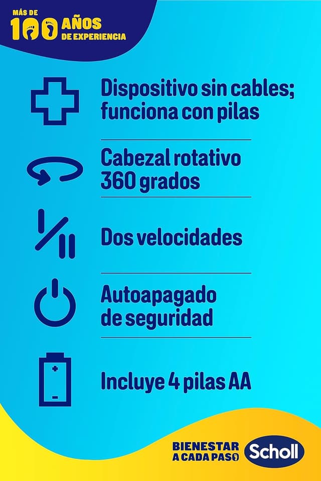 Thumbnail 6 de Scholl Expert Care Limar y Alisar 2 en 1 — lima eléctrica para pies