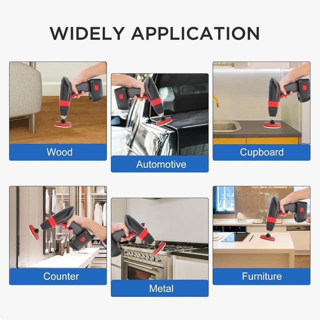 Thumbnail 5 de AiQInu Kit lucidatura 80 mm 7 pezzi 🧽