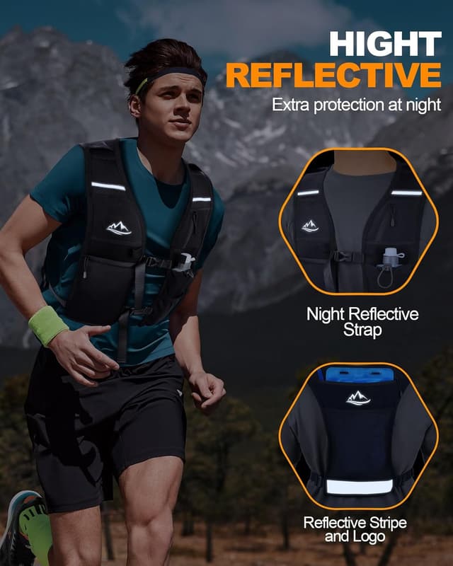 Thumbnail 5 de ISEYOU Running Vest with phone pocket