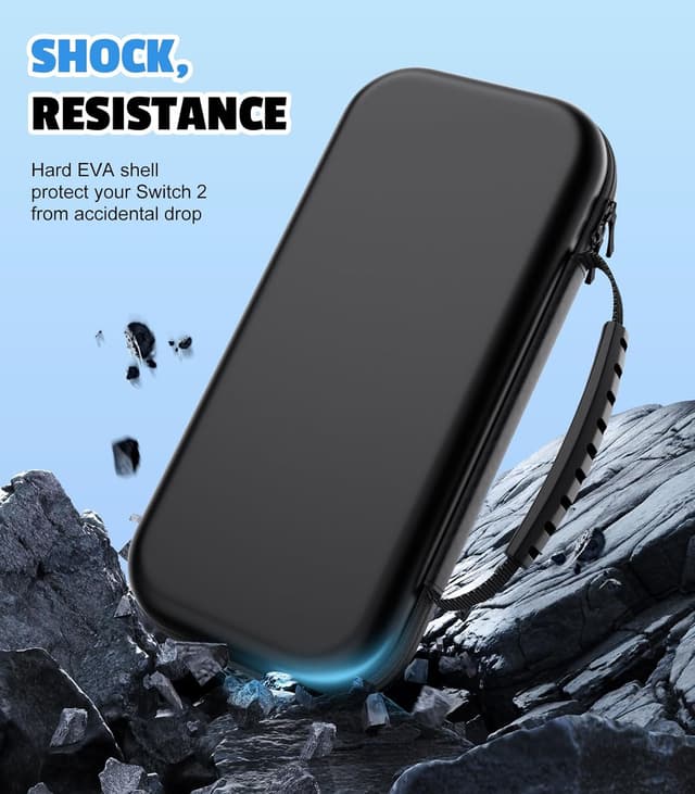 Detalle de MoKo Switch 2 Tasche für 10 Spiele