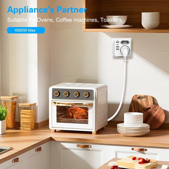 Thumbnail 6 de Mehrfachsteckdose 4 USB‑Ports mit USB‑C 🔌