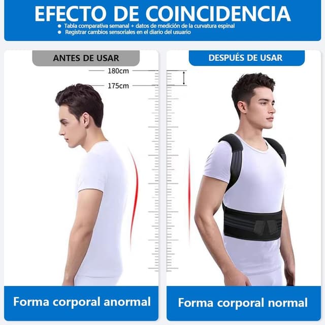Detalle de Prety Corrector Postura Espalda ajustable