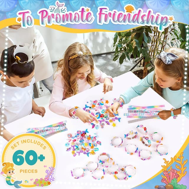 Detalle de Eichhoo Mermaid bracelet kit for kids 64 dots