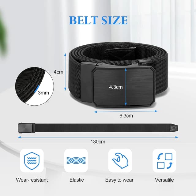 Thumbnail 1 de VINATO Cinturón Táctico Elástico 4 cm x 125 cm