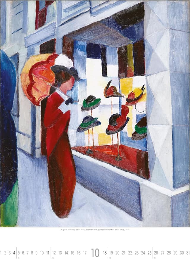 Detalle de Alpha Edition Kunstkalender 2026 „Monet bis Klee“ – Wandkalender 42×56 cm